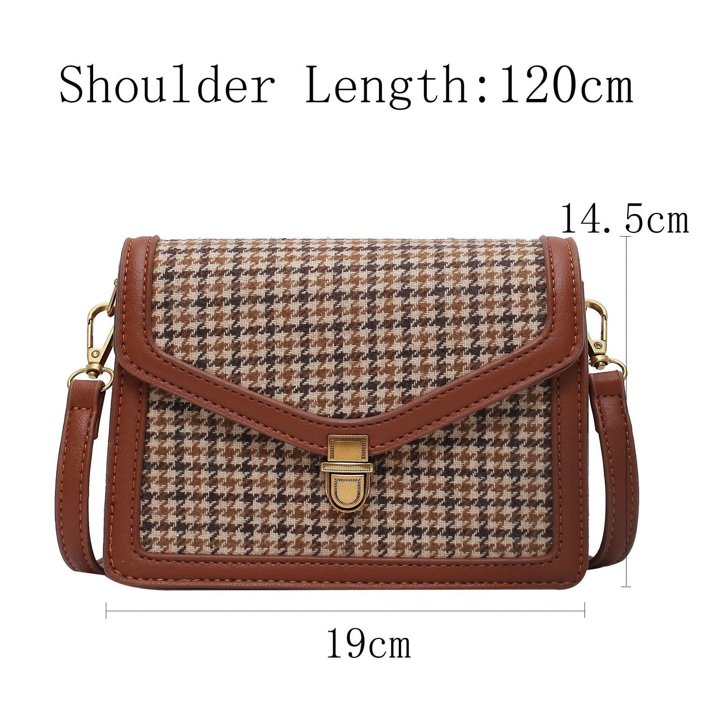 MSGHER Solid Color PU Leather Crossbody Bags For Women Chain Shoulder Messenger Bag Female Travel Lock Handbags