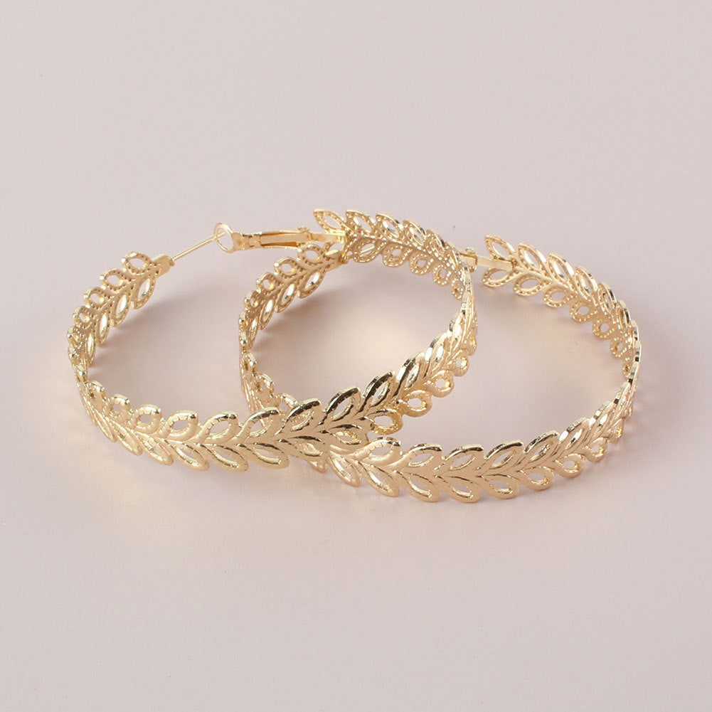 Earrings Fashion Metal Earrings Personality Exaggerated Sexy Hollow Out Earrings