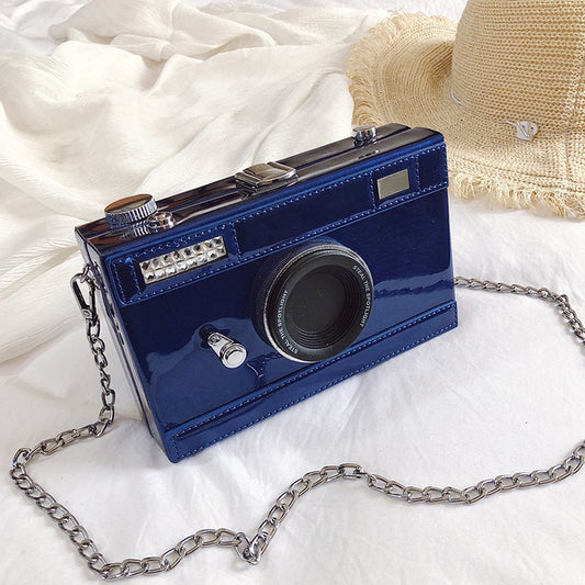 Fashion Camera Shape Clutch Shoulder Bag for Women 2019 luxury handbags Personalized Design Ladies Casual Messenger Bag Purse