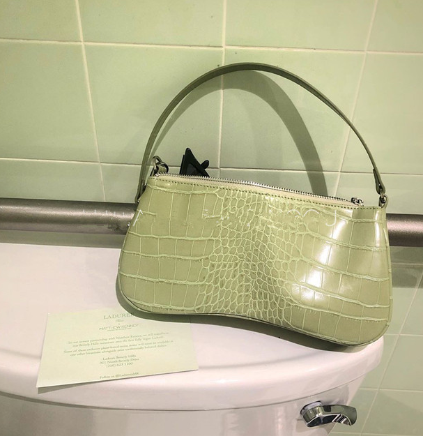 Women Messenger Bag Retro Serpentine Bag Imitation Crocodile Shoulder Female Handbags Purses totes saddle bag leather baguettes