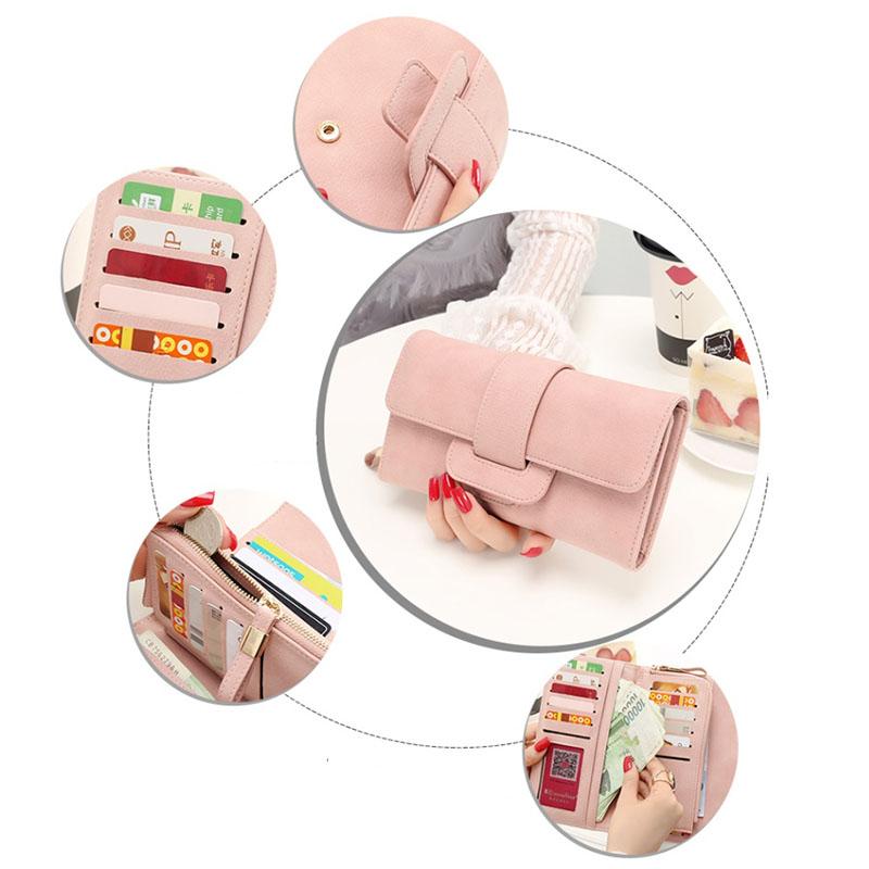 Wallet Women's Purse Wallet Card Holder Female Clutch Long Purse Multi-card Bit Luxury Designer Lady Coin Purses